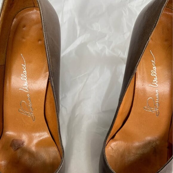 Thomas Wallace Vintage Brown Pumps - Sz 9 - Picture 5 of 5